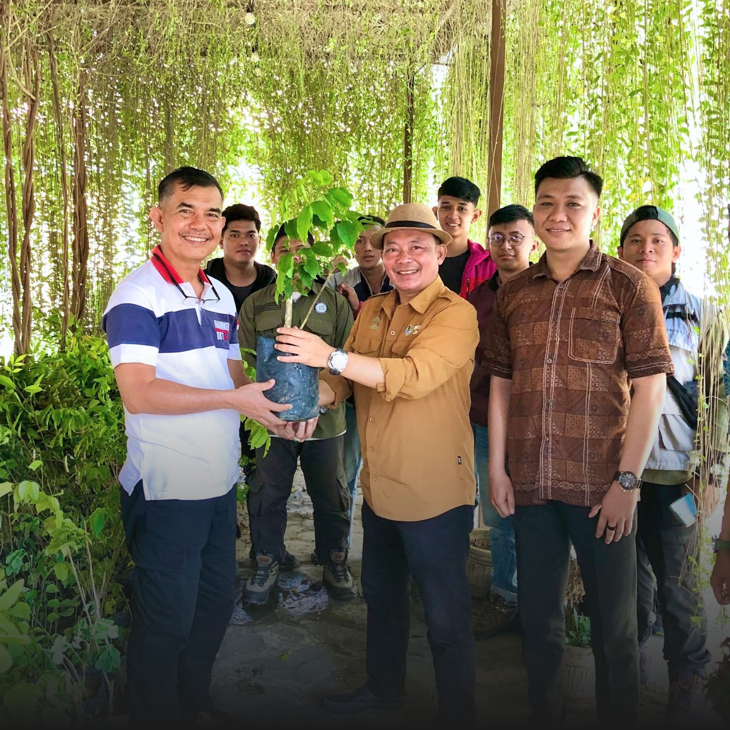Tree Seedling Handover by BKSDA Jambi to Support Environmental Conservation in the Merangin Geopark Area